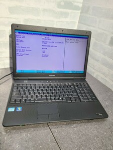 【現状品】管1A30 TOSHIBA dynabook Satellite B652/F PB652FAP1MEA51 CPU core i7-3520M Bios起動OK HDD無し、メモリー4GB、バッテリー有