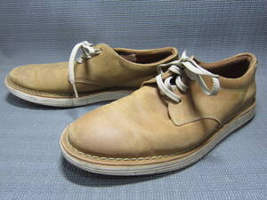 Clarks クラークス　collection　レザースニーカー　内寸28cm　ベージュ　S2407A