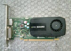 【中古パーツ】NVIDIA Quadro K420 2G グラフィックボード/ビデオカード PCI-E DP/DVI■BK395-1