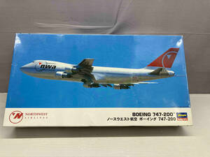 現状品 プラモデル ハセガワ 1/200 ノースウエスト航空 ボーイング 747-200 [10686]