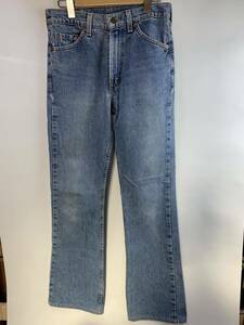 90s LEVIS リーバイス 517 USA製 00517-7417 デニム パンツ ブーツカット W29 ボタン裏501