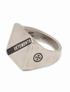 vetements ヴェトモン ロゴ シルバー リングL指輪 silver