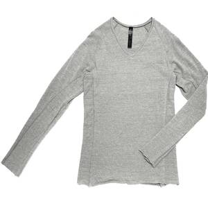 定価2万 wjk washable camel wool V neck knit S グレー ウォッシャブルキャメルウールVネックニット akm 1piu ジュンハシモト