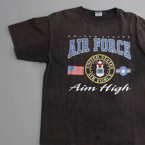 T10015 アメリカ古着　propper AIR FORCE プリント Tシャツ USA製 XLサイズ