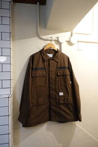 WTAPS ジャケット　ブラウン　サイズ03　241WVDT-SHM01　リップストップ　IDENTITY / BROWN 定価41,800円