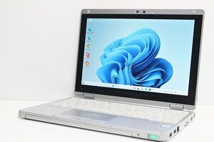 1円スタート ノートパソコン 2in1PC Windows11 WPS office搭載 Panasonic レッツノート CF-RZ6 第7世代 Core i5 SSD256GB メモリ8GB