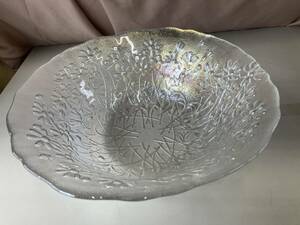 Sasaki Glass　花の集い　盛鉢（コスモス）M40-1585 ガラスの器　キッチン用品