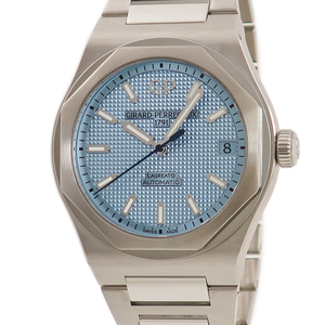 【3年保証】 ジラールペルゴ ロレアート 42mm グレイシャー 81010-11-200711A 水色 オクタゴンベゼル 日本限定 自動巻き メンズ 腕時計