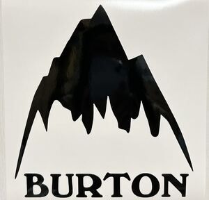 BURTON バートンカッティングステッカー /W200mm H215mm /グロスブラック/黒