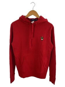 POLO RALPH LAUREN◆パーカー/XS/コットン/RED/無地