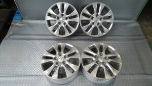 トヨタ純正アルミホイール4本　16X6J+50　5穴　PCD114.3　ハブ径約6.3㎝　ZRR70W　ヴォクシー