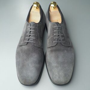 TI5834//イタリア製*トッズ/TOD’S*メンズ6.5/プレーントゥ/レザーシューズ/革靴/グレー