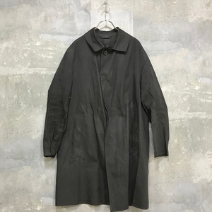 ◆MACKINTOSH PHILOSOPHY/マッキントッシュ フィロソフィー ステンカラーコート トレンチコート ブラック 黒 メンズ サイズ40 K159 ｃ4302