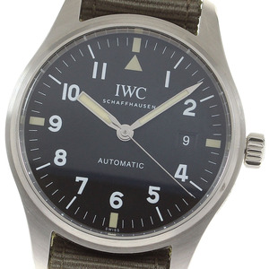 IWC IWC SCHAFFHAUSEN IW327007 マークXVIII トリビュート トゥ マークXI デイト 自動巻き メンズ 保証書付き_821073