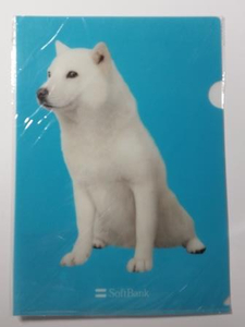 ★未使用★ソフトバンク★お父さん犬★クリアファイル★非売品★