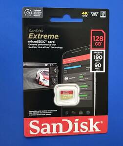 【即決 新品未開封 送料無料】マイクロsdカード microSDXC 128GB SanDisk V30 A2 R:190MB W:90MB UHS-I U3 Class10 Nintendo Switch対応