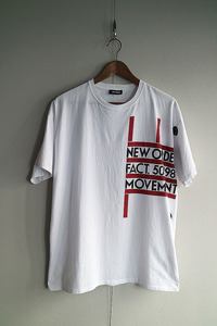 RAF SIMONS NEW ORDER PS ラフ シモンズ ニューオーダー 半袖Tシャツ アートワーク ホワイト S