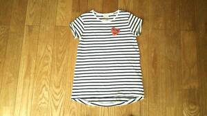 Zara　Girls　ボーダーTシャツ　140