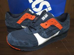 ASICS TIGER GEL-LYTE 3 アシックス タイガー ゲルライト KICKS LAB SNEAKER WLOF 火消し半纏 【TQQ6M0-5858】ネイビー 紺 US11