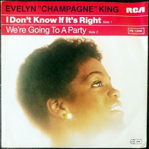 【Disco & Soul 7inch】Evelyn Champagne King / I Don