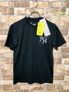 新品！MAJESTIC マジェスティック キッズ NYヤンキース ロゴプリント ドライ 半袖Tシャツ 160 黒 ポリエステル