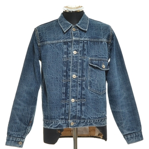 ●526773 WAREHOUSE ウエアハウス ●デニムジャケット トラッカー 2001XX 1st TYPE DENIM Jacket サイズ36 メンズ 日本製 インディゴ