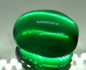 ソーティング付き Oval Cab12.15Ct コロンビア産Green Lab天然エメラルド石 ルース 