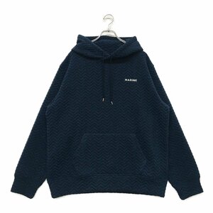 coco★新品★muta MARINE★ムータ マリン★秋冬★長袖フード付きプルオーバー★紺★ネイビー★8(2XL)★大きい★87543