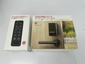 SwitchBot スイッチボット スマートロック 指紋認証パッド 未使用品　開封品　W1801700　W2800020