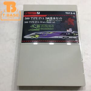 1円〜 ロクハン Zゲージ T013-4 500 TYPE EVA 3両基本セット 新幹線:エヴァンゲリオン プロジェクト