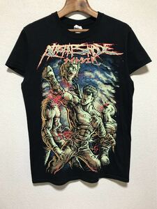 [即決古着]NIGHTSHADE/ナイトシェイド/ナイトシェド/北斗の拳(ケンシロウ)パロディTシャツ/バンドT/ブラック/Sサイズ