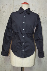 ポールハーデン シューメーカーズ　Paul Harnden　Shoemakers　ウォッシュ　長袖　シャツ　S　womens　shirt E0304