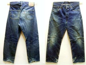 即決[W34]LVC サンプル級の鬼ヒゲ 501XX 55501 バレンシア工場 USA製 501-0003 ビンテージ復刻 LEVI’S VINTAGE CLOTHING アメリカ■4693