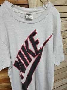 USA製 NIKE ナイキ Tシャツ 半袖 ヴィンテージ 古着 size M 希少 アメリカ ビックスウォッシュ 90