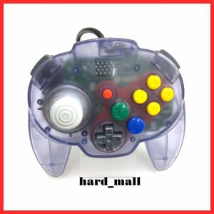 【美品】ホリ HORI ホリパッドミニ64 コントローラー ホリパッド NINTENDO64 ニンテンドウ64 ニンテンドー64 任天堂64 N64 クリアパープル