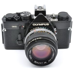 OLYMPUS OM-2N オリンパス ＯＭ－２Ｎ OM-SYSTEM ZUIKO AUTO-S 50mm F1.4 電池 ブラック ＯＭ－システム ズイコー ＭＣ オート－Ｓ OM