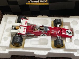 EXOTO　エグゾト　1/18　フェラーリ　３１２B　m.アンドレッティー　used 現状品