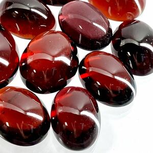 ●天然ガーネット10点おまとめ105ct●u ルース 裸石 宝石 ジュエリー garnet ロードライトガーネット jewelry 柘榴石 カボション ③