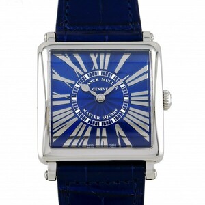 フランク・ミュラー FRANCK MULLER マスタースクエア ブルーコンセプト 6002MQZ ブルー文字盤 新品 腕時計 レディース