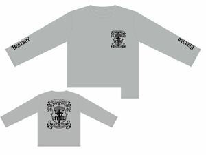 HYDE 蛇十字 ロンT ロングTシャツ グレー XL / L