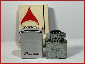 112【ZIPPO★ジッポー】【紙BOX付　NO.200 BRUSH FINISH 二】コレクション品 着火未確認　当時もの