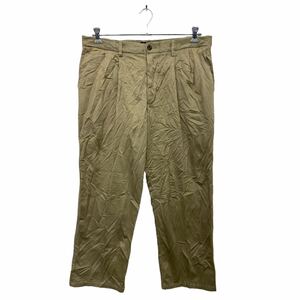 DOCKERS チノパンツ W36 ドッカーズ クラシックフィット タック入り コットン ビッグサイズ キャメル 古着卸 アメリカ仕入 2402-265