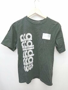 ◇ adidas アディダス ロゴプリント 半袖 Tシャツ カットソー サイズXS ブラック グレー レディース メンズ P