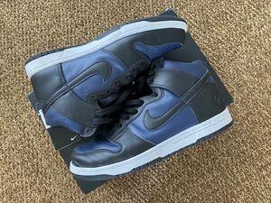 FRAGMENT DESIGN × Nike Dunk High SIZE 10 (28) NAVY/BLACK-WHITE ナイキ　フラグメント　ダンク　スニーカー