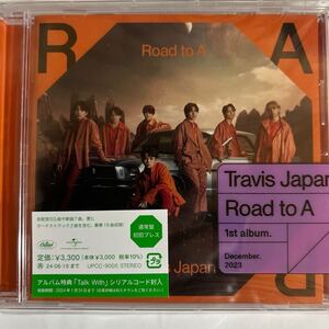 Travis Japan / Road to A【通常盤初回プレス】（新品未開封CD/お急ぎ便）