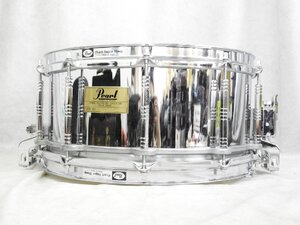 【C】Pearl FREE FLOATING SYSTEM Steel Shell スネアドラム パール 3028699