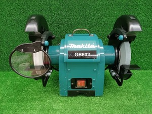 中古品 makita マキタ 150mm 卓上グラインダー GB602 ※コード補修あり