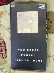 1985　ニューオーダー トーキョー vhs PUMPED FULL OF DRUGS～LIVE IN TOKYO～. New Order