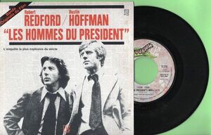 0( =^・_・^)=〇☆仏盤オリジナル７”★大統領の陰謀★デヴィッド・シャイア★Les Hommes du President★David Shire★Elektra 12.212☆