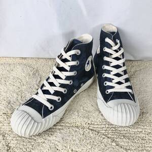 ★CONVERSE★23.0cm ハイカットスニーカー コンバース オールスター ST リアルツリーカモ ハイ レディース ネイビー 7ホール HS004